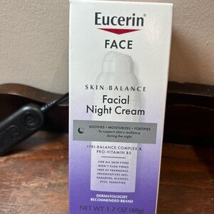 Eucerin Face Skin Balance Facial Night Cream New In Packaging 1.7 oz